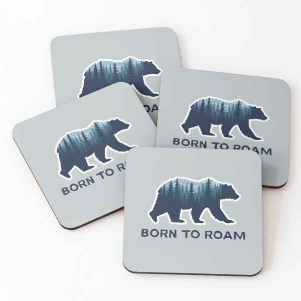 Item preview, MOUNTAIN BEAR, BORN TO ROAM designed and sold by BKDIGITALSHOP.