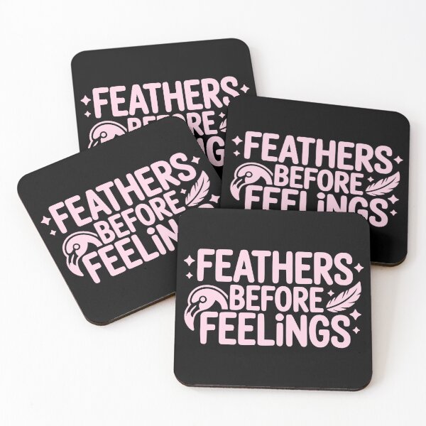 Item preview, Feathers Before Feelings designed and sold by theartfulaspie.