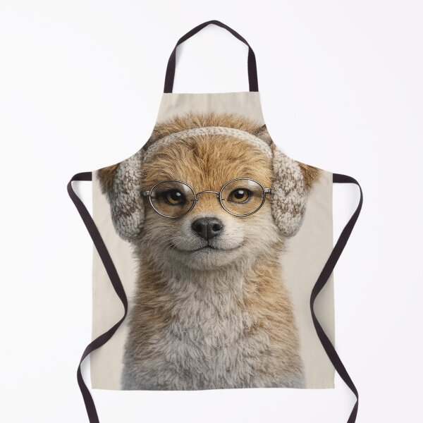 Item preview, Cute Highland Cow Wearing Earmuffs and Glasses designed and sold by BagFactoryUK.