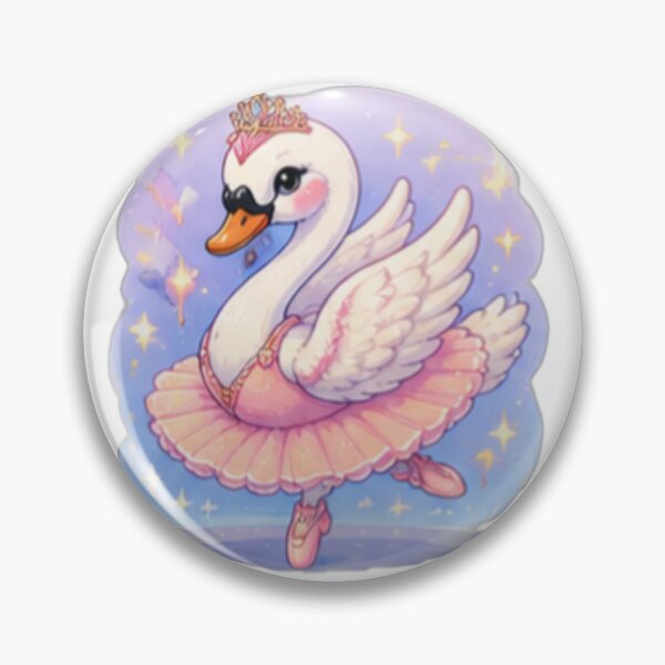 Item preview, Princess Swan Ballet Sticker designed and sold by DailyDoodlesBySumbul.