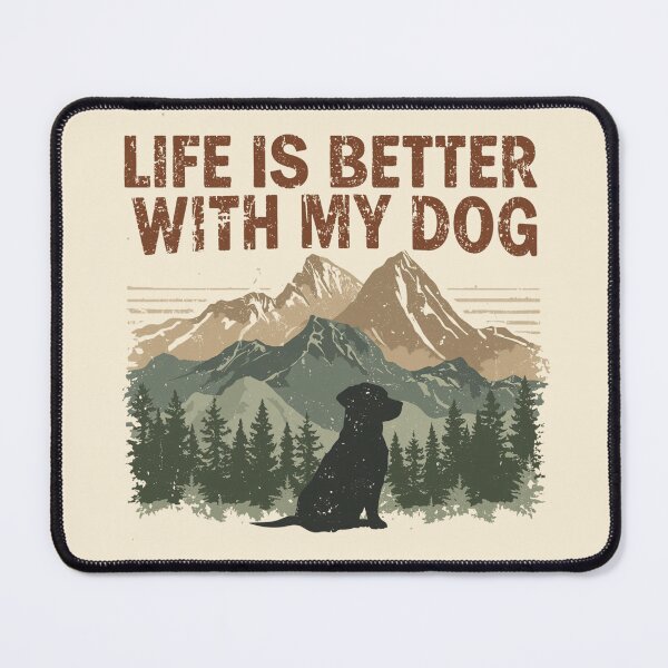 Item preview, LIFE IS BETTER WITH MY DOG designed and sold by BKDIGITALSHOP.