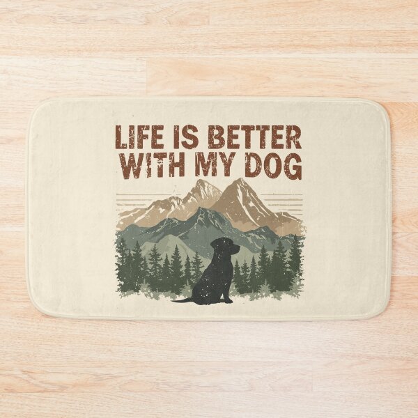 Item preview, LIFE IS BETTER WITH MY DOG designed and sold by BKDIGITALSHOP.