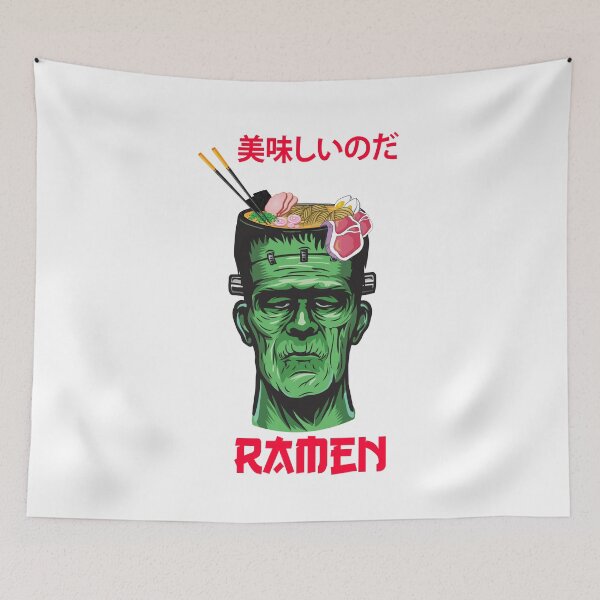 Item preview, Frankenstein's monster Ramen Noodles designed and sold by TeeARTHY.