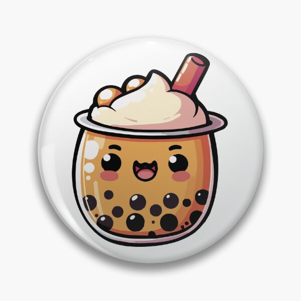Item preview, Cute Kawaii Boba milk Tea - 1 designed and sold by Karma Design.