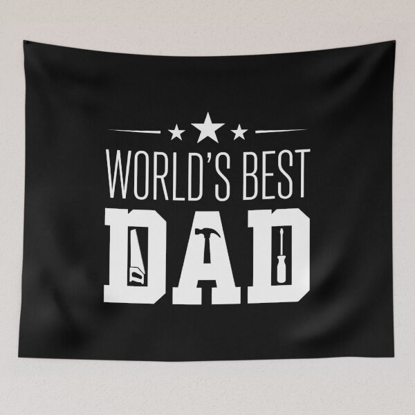 Item preview, World's Best Dad Tools Stars Bold Design designed and sold by SiarheiYur.