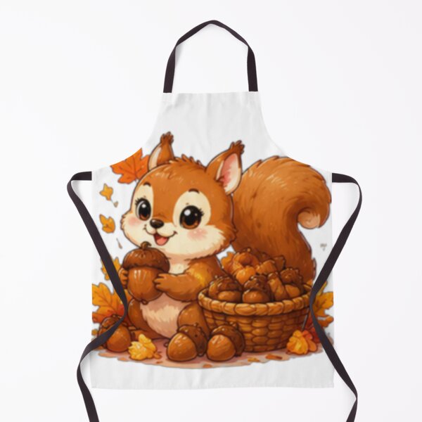 Item preview, Autumn Squirrel Acorn Sticker designed and sold by DailyDoodlesBySumbul.