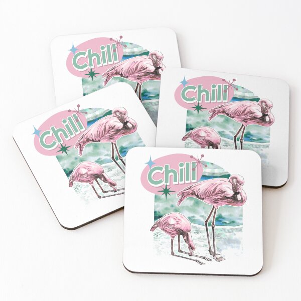 Item preview, Chill Pink Flamingos designed and sold by Kelsey Worth.