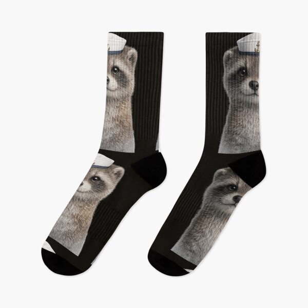 Item preview, Cute Raccoon Wearing Sailor Hat designed and sold by BagFactoryUK.