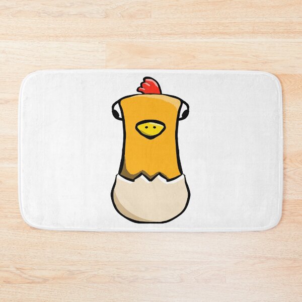 Item preview, Cute Baby Chick Hatching from Egg Red Crest – Kawaii Sticker Art designed and sold by davidmalec.