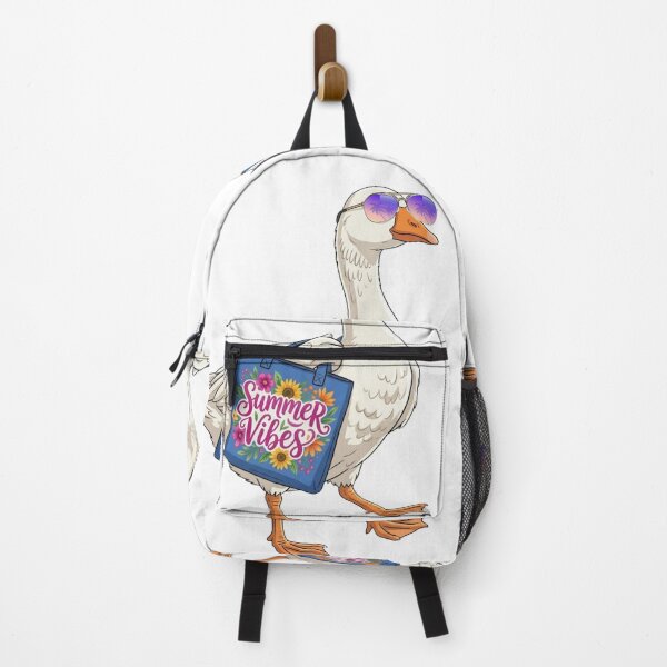 Item preview, Funny Summer Vibes Goose in Sunglasses with Tote Bag designed and sold by VibranPalette.
