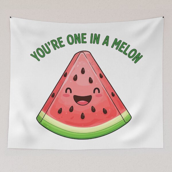 Item preview, Youre One In A Melon Cute Watermelon designed and sold by Amir Faysal.