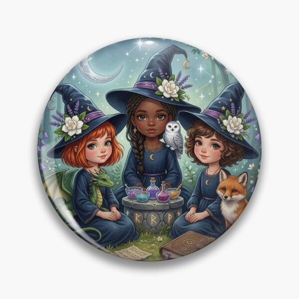 Item preview, The Secret of the Little Witches in the Magical Forest. designed and sold by JoyNest = "The nest of joy".