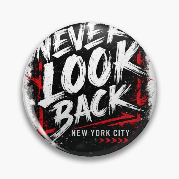 Item preview, Never Look Back Brooklyn New York City Streetwear Graphic designed and sold by SupernovaNote.