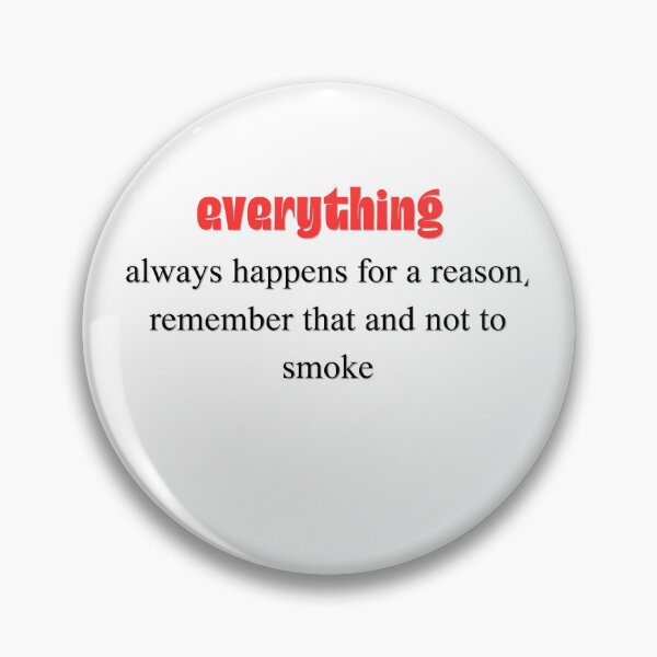 Item preview,  Retro Red Typography Quote – Everything Happens for a Reason Motivational Design  designed and sold by Mlatis1.