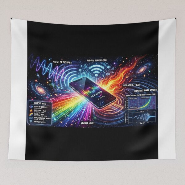 Item preview, Kinetic Energy Fields: Modern Tech Aesthetic designed and sold by aurooster.