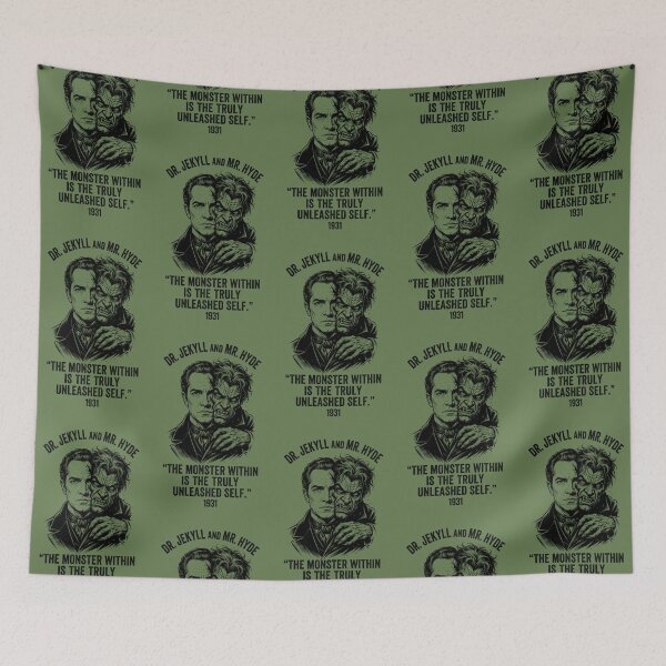 Item preview, Dr. Jekyll and Mr. Hyde No1 [Black & White] designed and sold by Trexyca Artworks Store.