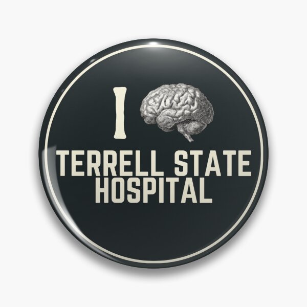 Item preview, I Love Terrell State Hospital Souvenir Bumper Sticker designed and sold by GhostlyWorld.