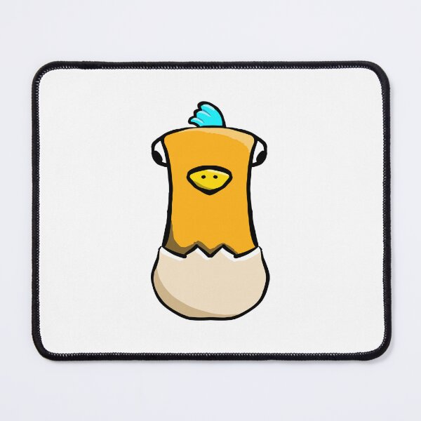 Item preview, Cute Baby Chick Hatching from Egg Blue Crest – Kawaii Sticker Art designed and sold by davidmalec.