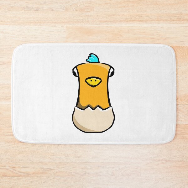 Item preview, Cute Baby Chick Hatching from Egg Blue Crest – Kawaii Sticker Art designed and sold by davidmalec.