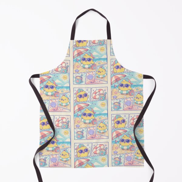 Item preview, Kawaii Beach Chick Tourist Comic Panel designed and sold by Magmashup.
