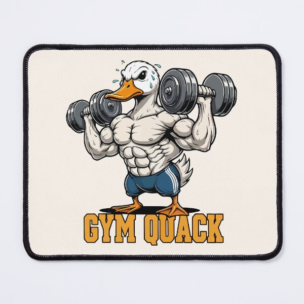 Item preview, Gym Quack Bodybuilder Muscular Duck designed and sold by Amir Faysal.