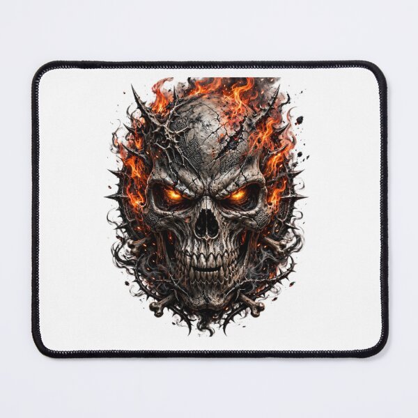 Item preview, Badass Phone Case — Flaming Skull | Glowing Eyes | Brutal Skull Case designed and sold by Donartpictures.