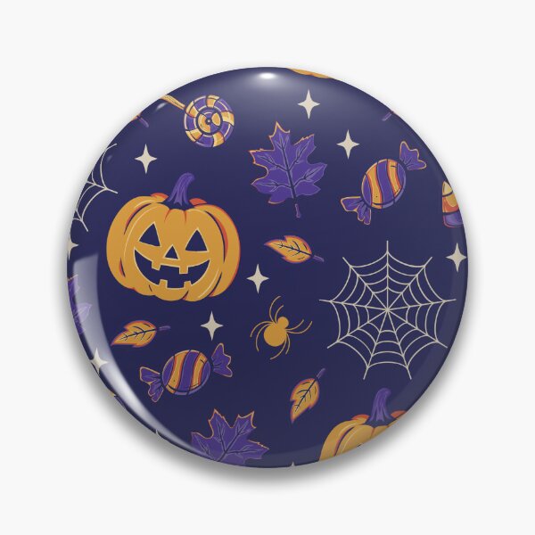 Item preview, Halloween Pattern – Pumpkins, Candy & Spiderwebs designed and sold by pumpkinchino.