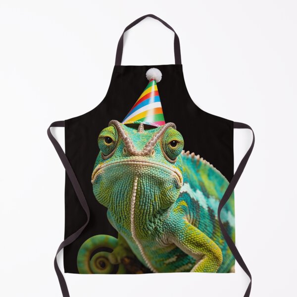 Item preview, Cute Party Chameleon Portrait designed and sold by BagFactoryUK.