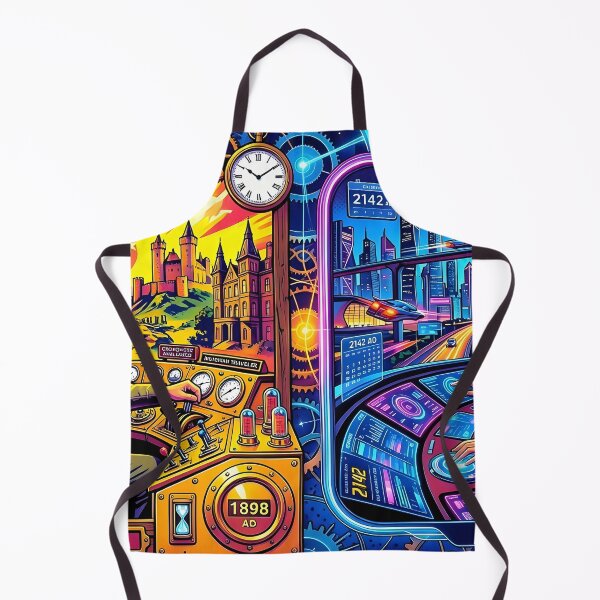Item preview, Time Travel Chronicles: Past Steampunk vs Future Cyberpunk designed and sold by Daniela`s shop.