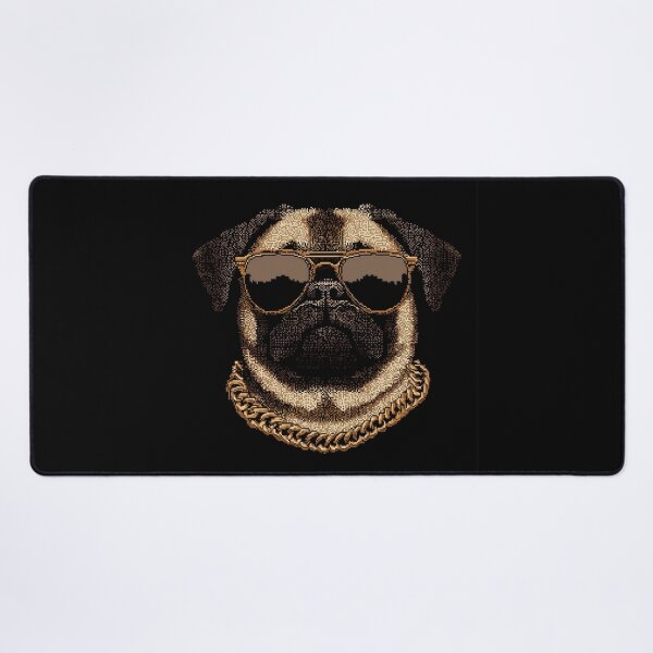 Item preview, Pixel Gangster Pug  designed and sold by ClubVacay.