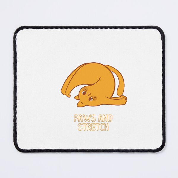 Item preview, Funny Yoga Cat - Paws and Stretch designed and sold by WildAnimaLab.