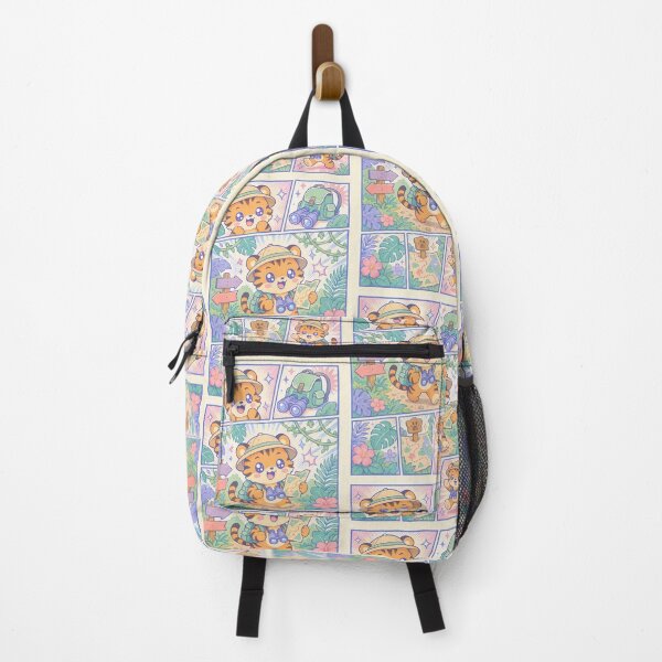 Item preview, Kawaii Tiger Cub Jungle Explorer designed and sold by Gift Phrase Studio.