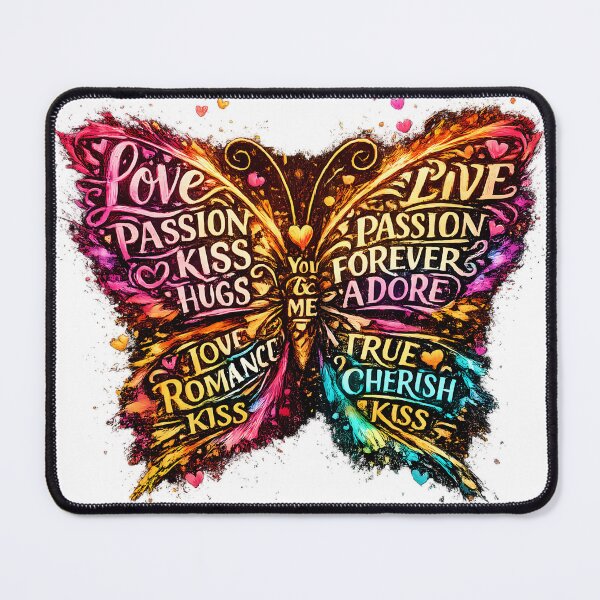 Item preview, Love Words Butterfly Impasto Art designed and sold by SupernovaNote.