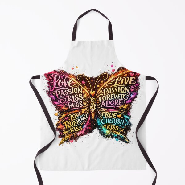 Item preview, Love Words Butterfly Impasto Art designed and sold by SupernovaNote.
