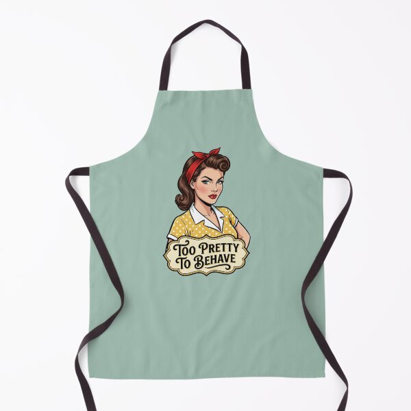 Item preview, Too Pretty To Behave- 1950s Hosewife designed and sold by Tantessa.