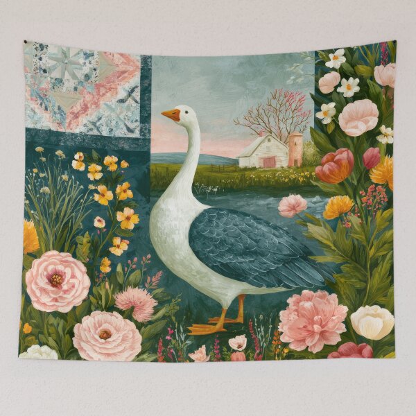 Item preview, Goose Patchwork Cottage Garden designed and sold by scicilysimonee.