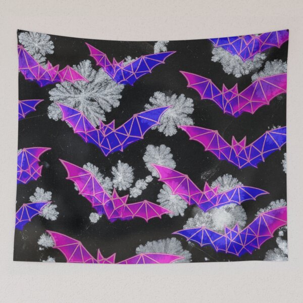Item preview, PLENTIOUS Geo Neo Bats 1 designed and sold by C ON V E RS A T I O N~PE A C E ™.