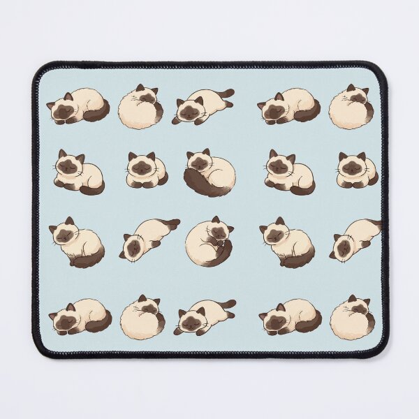 Item preview, Cozy Sleeping Siamese Cat Set - 9 Cute Collection designed and sold by patternjp.