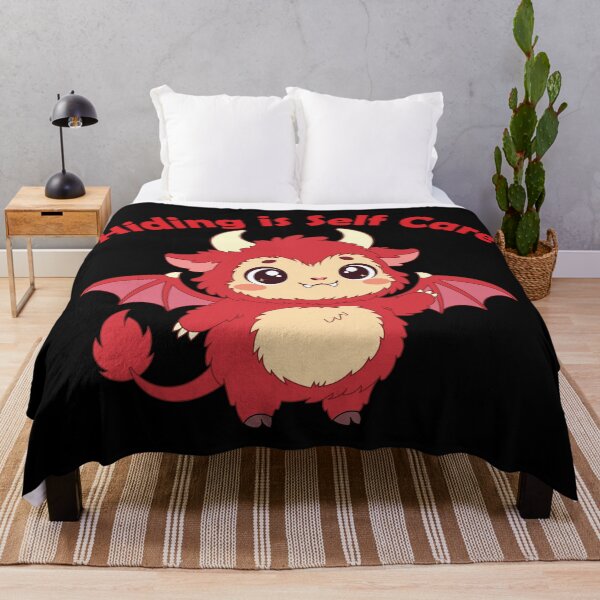 Item preview, Hiding Is Self Care Cute Kawaii Jersey Devil Cryptid designed and sold by Hallowed Artistry.