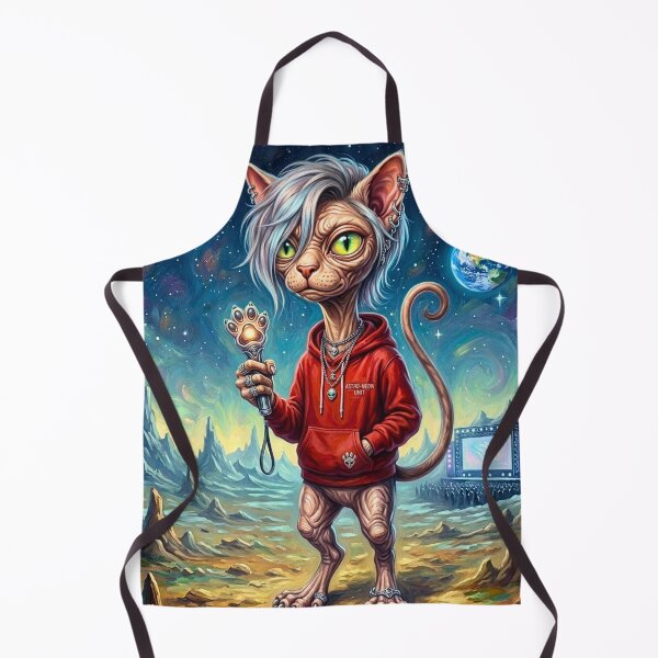 Item preview, Galactic K-Pop Idol ET Cat Live Performance designed and sold by HAPPY HARBOR DESIGN .