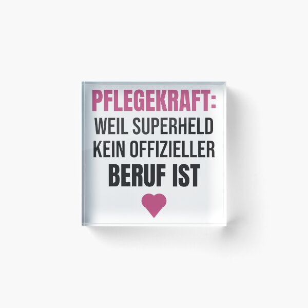 Item preview, Caregiver: Because superhero isn't an official profession | Quote designed and sold by GrinsWerk.