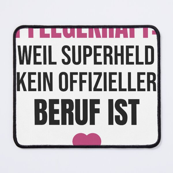 Item preview, Caregiver: Because superhero isn't an official profession | Quote designed and sold by GrinsWerk.
