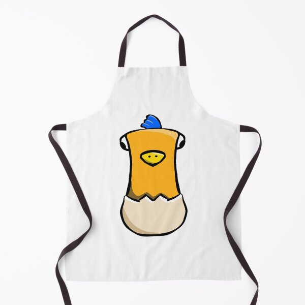 Item preview, Cute Baby Chick Hatching from Egg Bright Blue Crest – Kawaii Sticker Art designed and sold by davidmalec.
