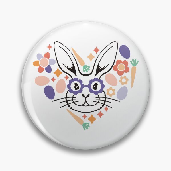 Item preview, easter bunny with glasses designed and sold by elegantqueen08.