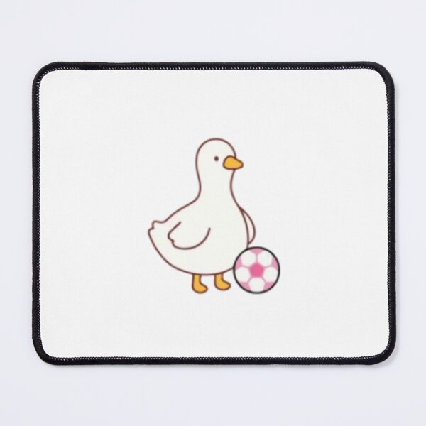 Item preview, cute soccer/football duck designed and sold by lemon lilypad Inc..