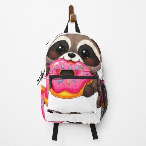 Item preview, Cute Raccoon With Donut designed and sold by DailyDoodlesBySumbul.