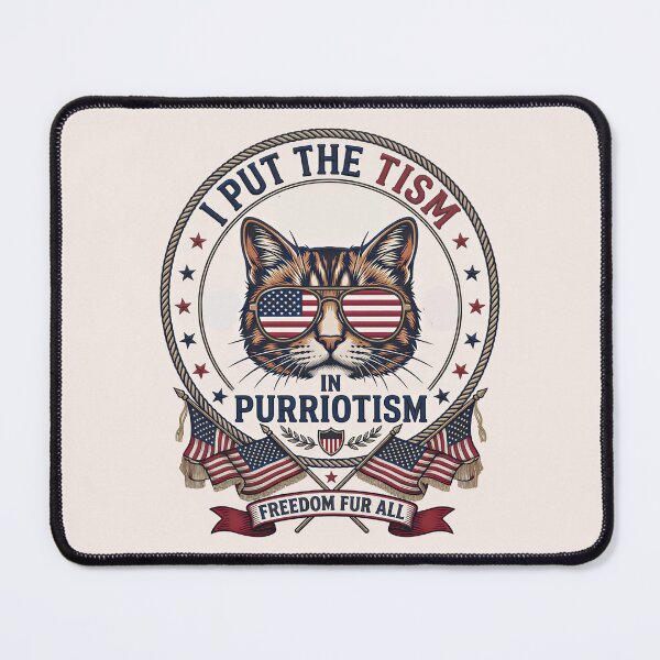 Item preview, I Put The Tism in Patriotism Retro USA Flag designed and sold by gear-posters.