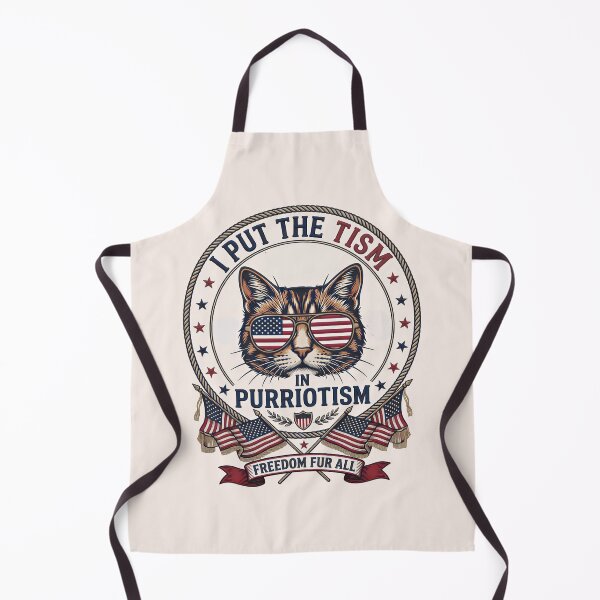 Item preview, I Put The Tism in Patriotism Retro USA Flag designed and sold by gear-posters.