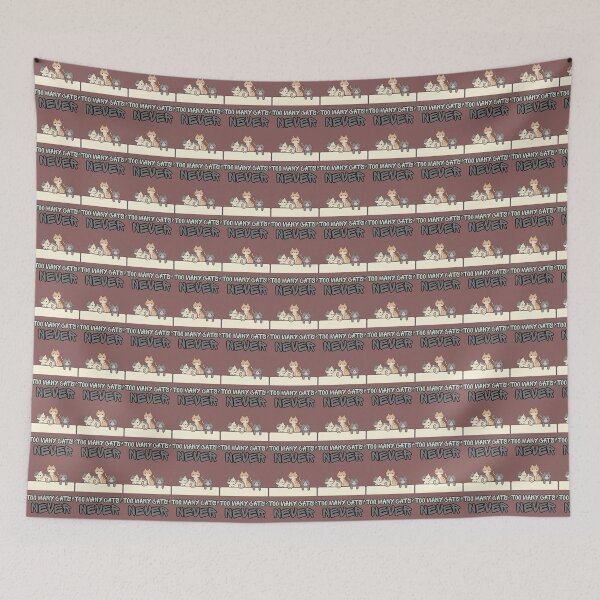Item preview, Too Many Cats? Never! Cute Cat Lover Gift designed and sold by BCapybara.