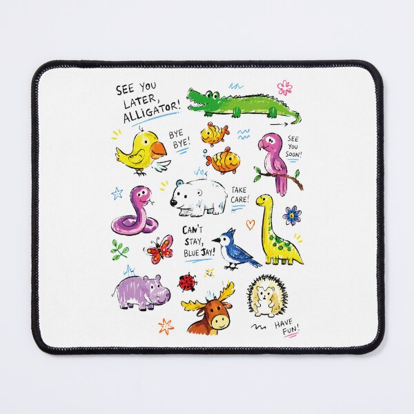 Item preview, See You Later Alligator – Cute Animal Farewell Pun Art for Kids designed and sold by RamyGallery.